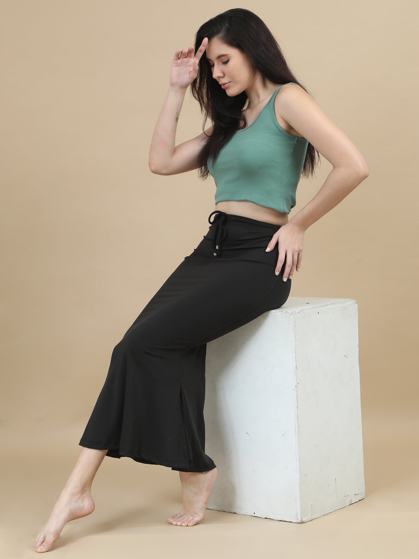 Mermaid Womens Black Saree Shaper