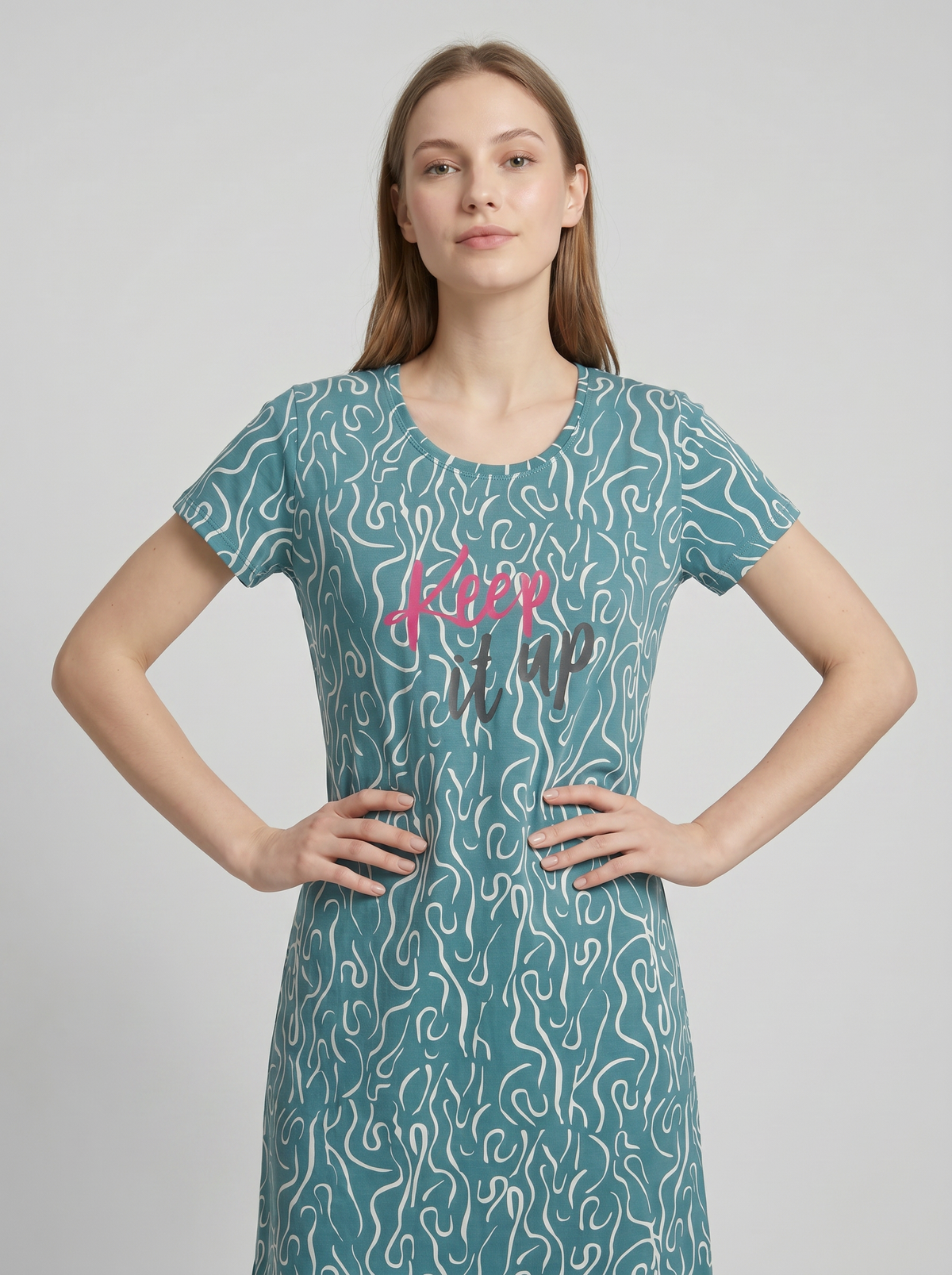 Soft durable cotton night suit for everyday use by Ecstasy