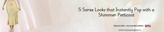 5 Saree Looks that Instantly Pop with a Shimmer Petticoat