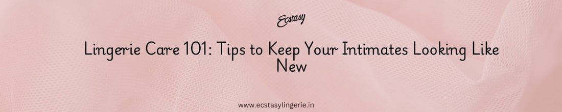 Lingerie Care 101: Tips to Keep Your Intimates Looking Like New