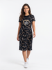 Cotton Top with Pyjama Night Suit - Black - 5309B