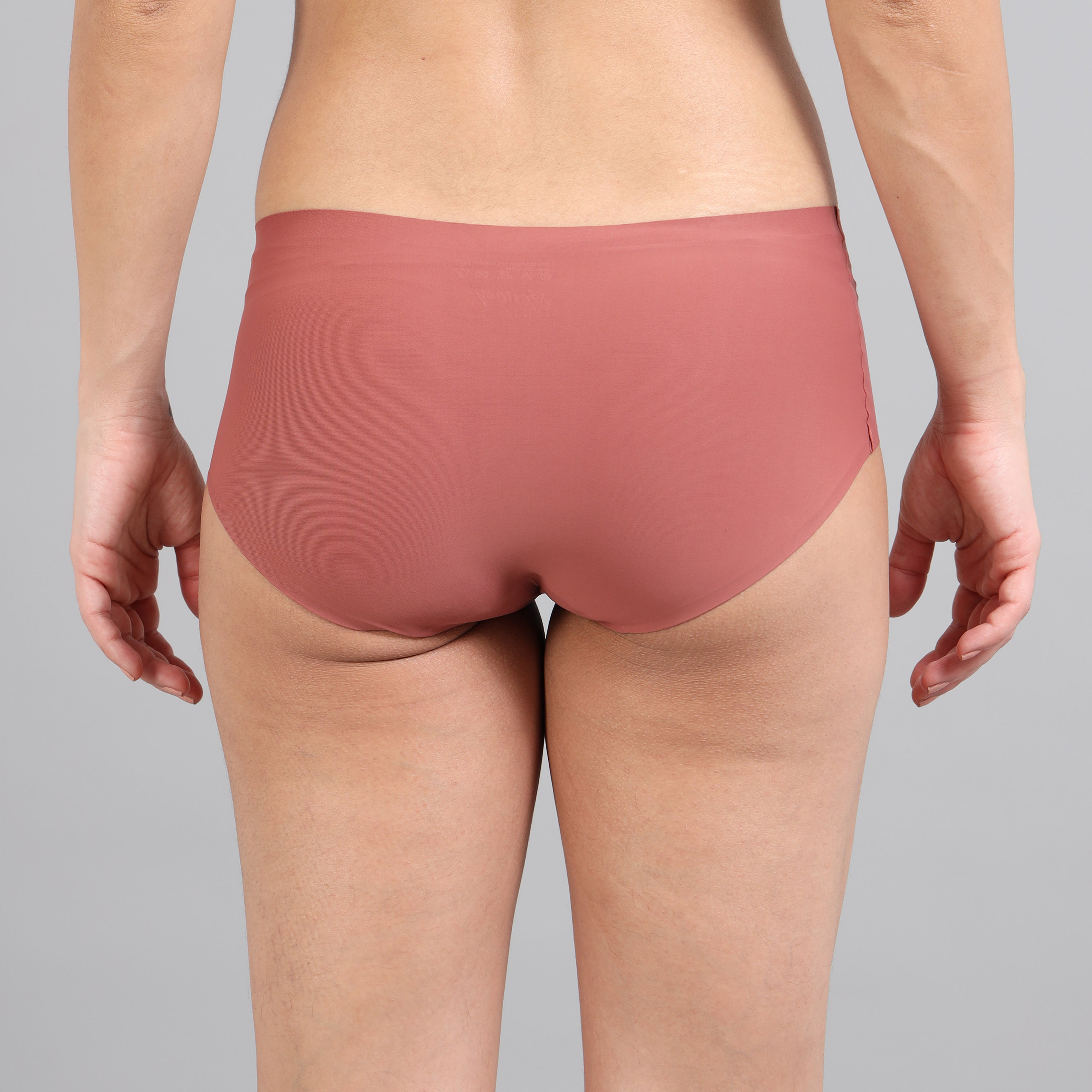 Ecstasy ECP91 Women's Brown Seamless Polyamide Hipster Panty
