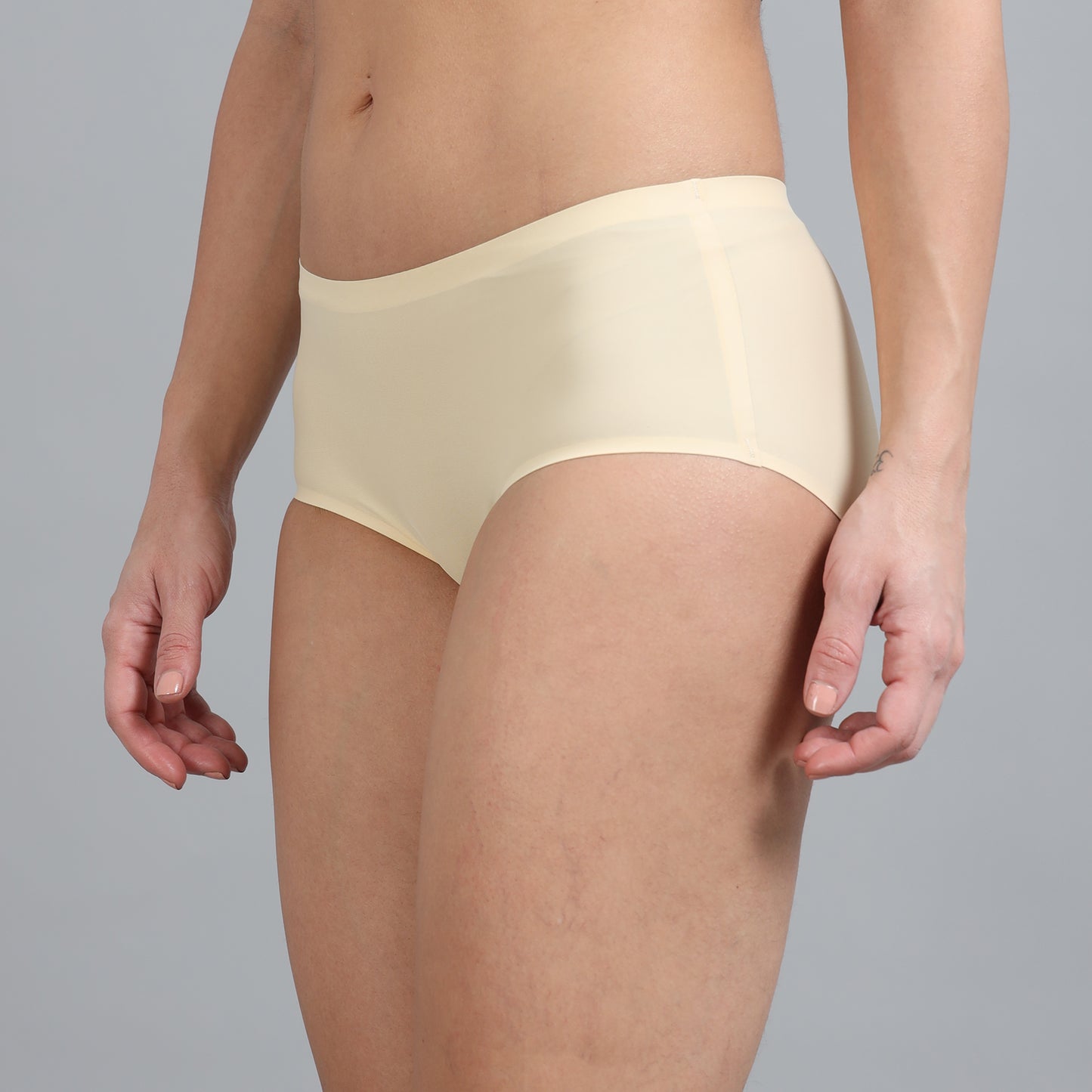 Ecstasy ECP91 Women's Skin Seamless Polyamide Hipster Panty