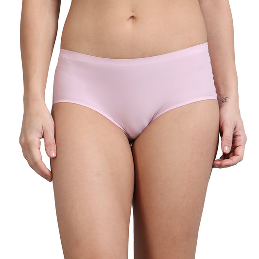 Ecstasy ECP91 Women's Mauve Seamless Polyamide Hipster Panty