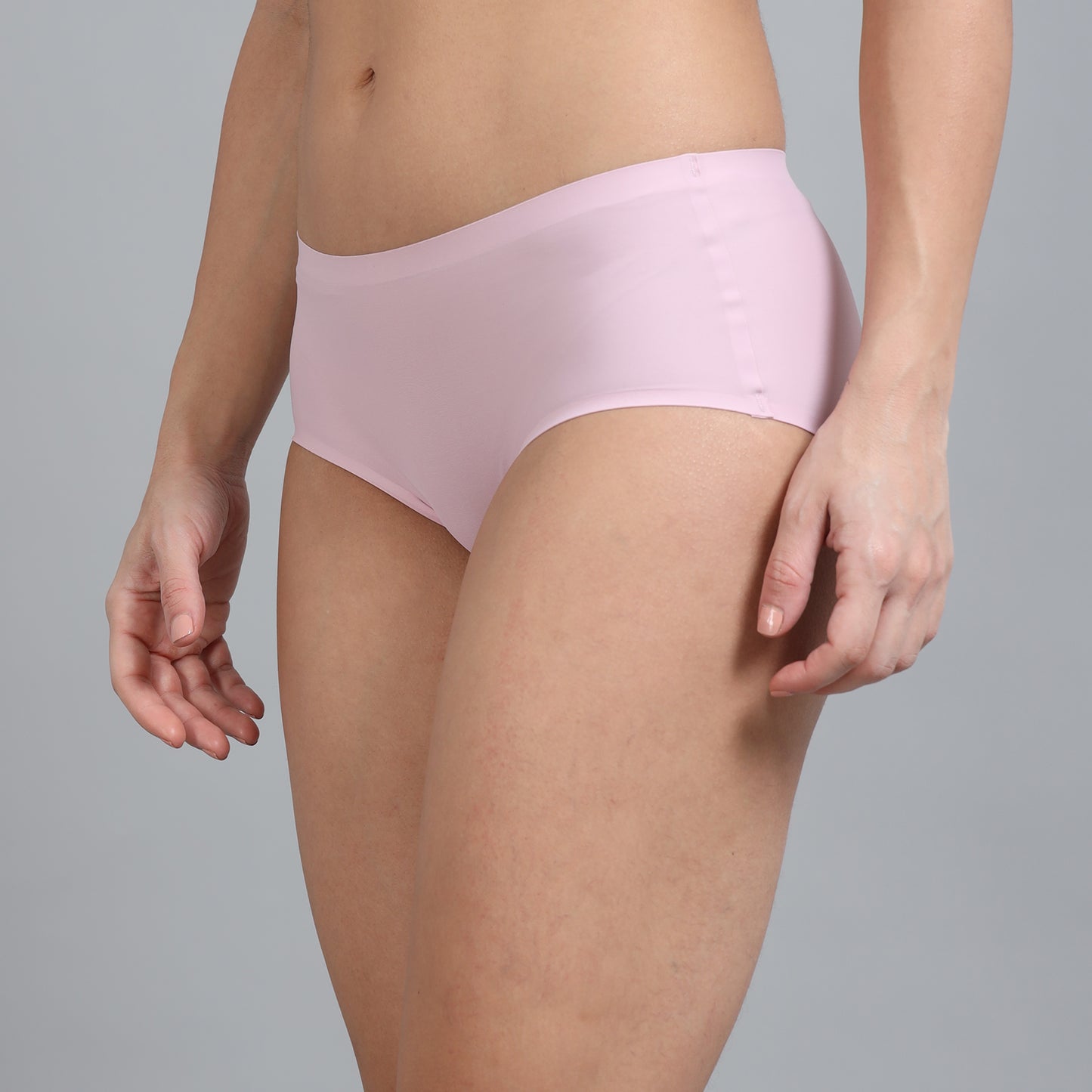 Ecstasy ECP91 Women's Mauve Seamless Polyamide Hipster Panty