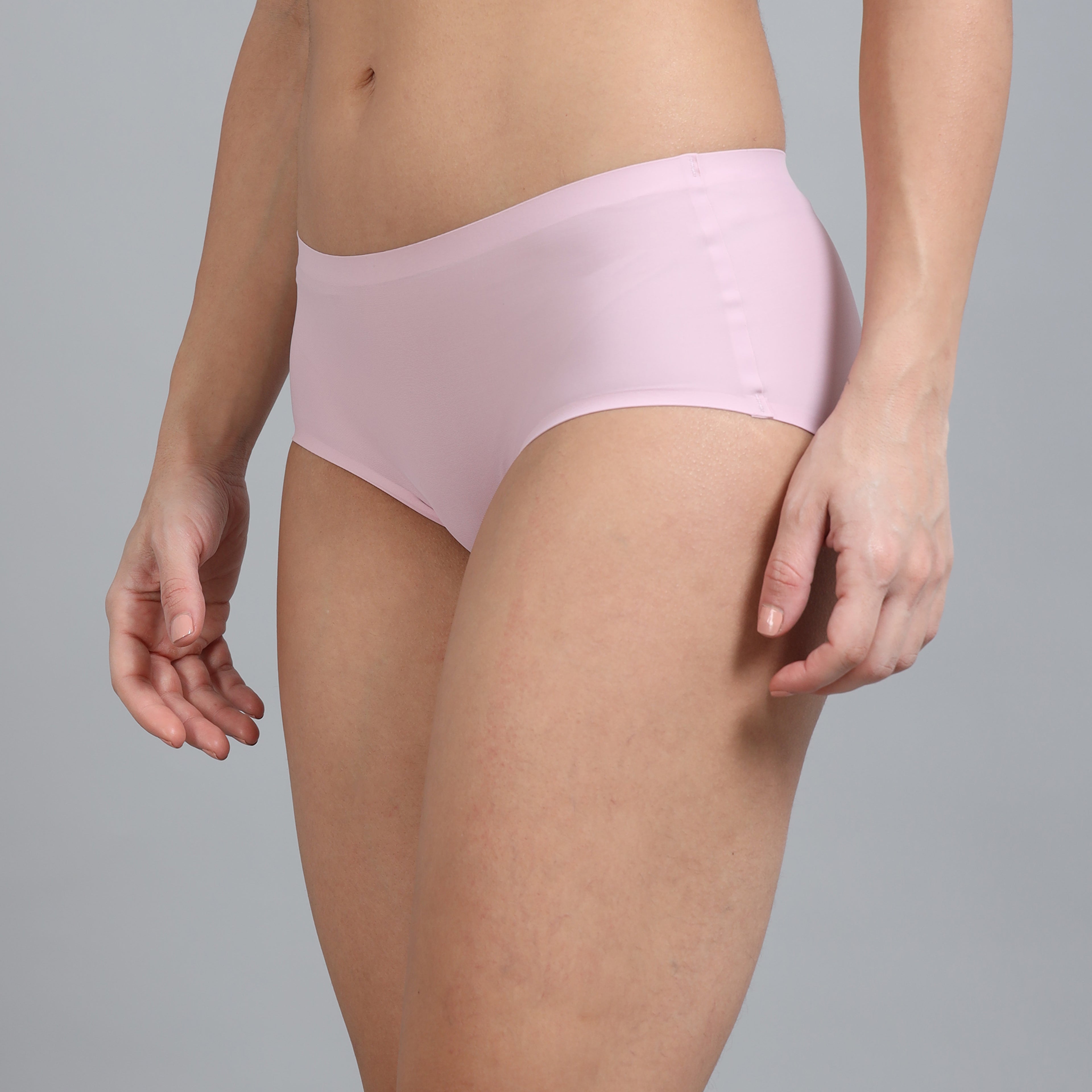 Ecstasy ECP91 Women's Mauve Seamless Polyamide Hipster Panty