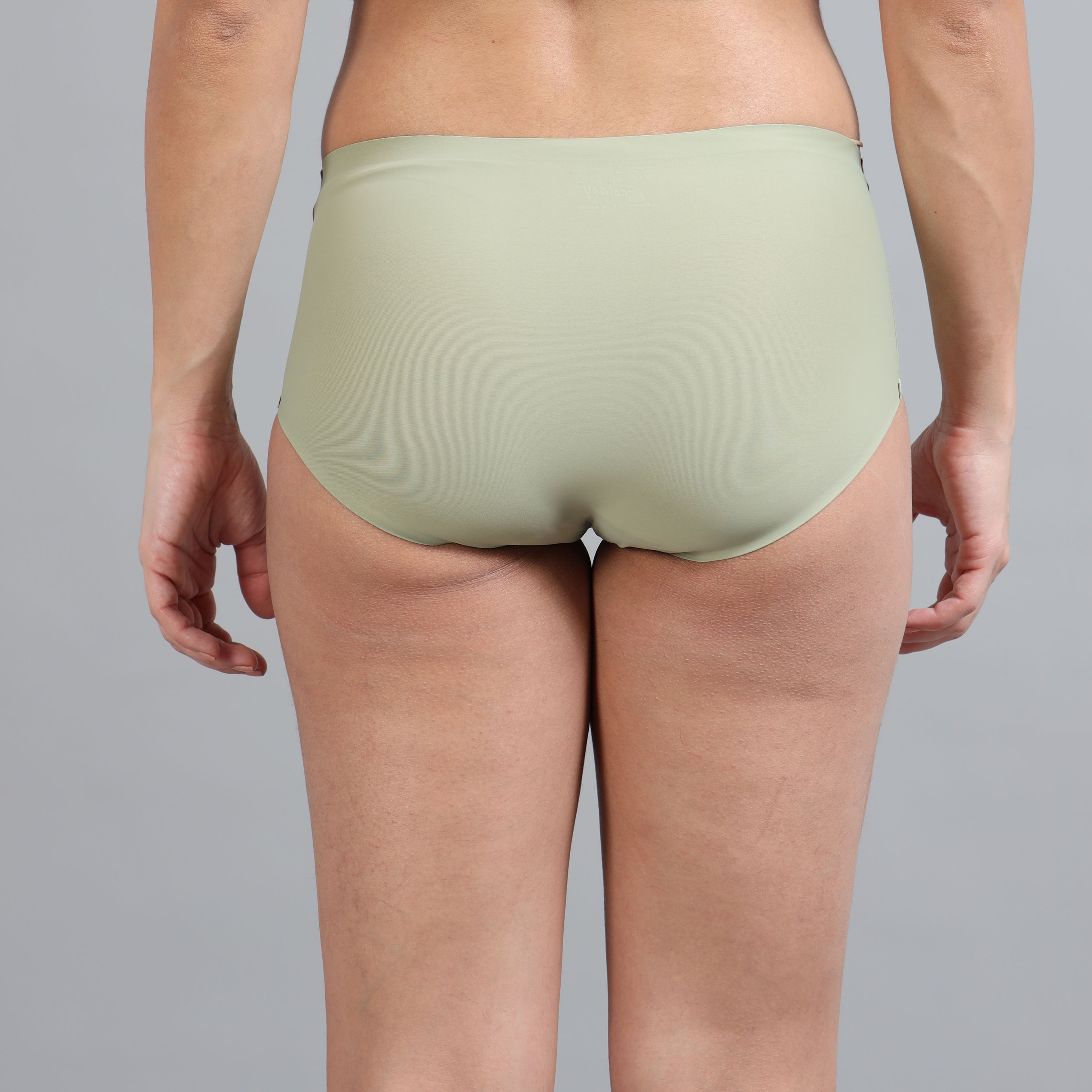 Ecstasy ECP91 Women's Green Seamless Polyamide Hipster Panty