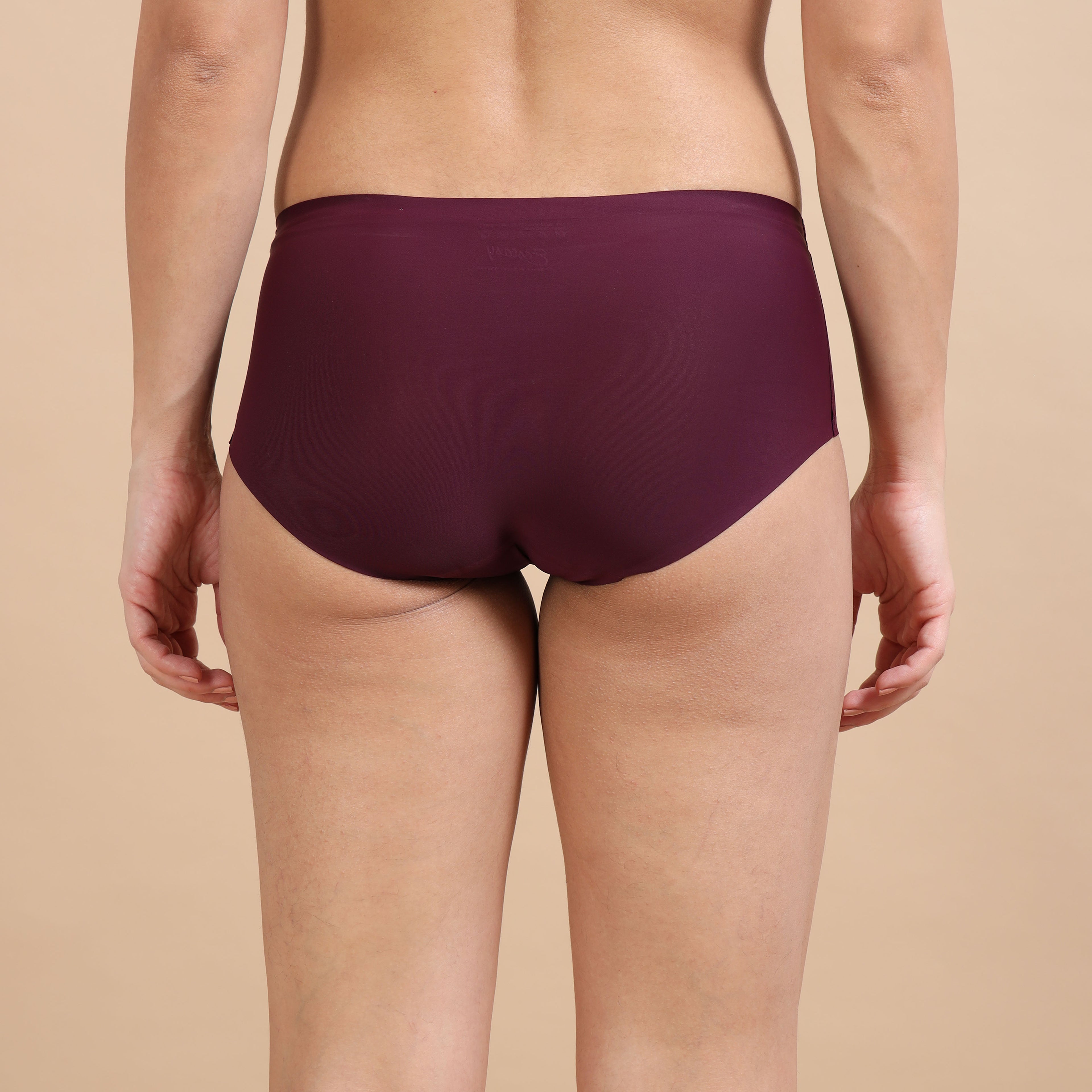 Ecstasy ECP81 Women's Wine Seamless Polyamide Hipster Panty
