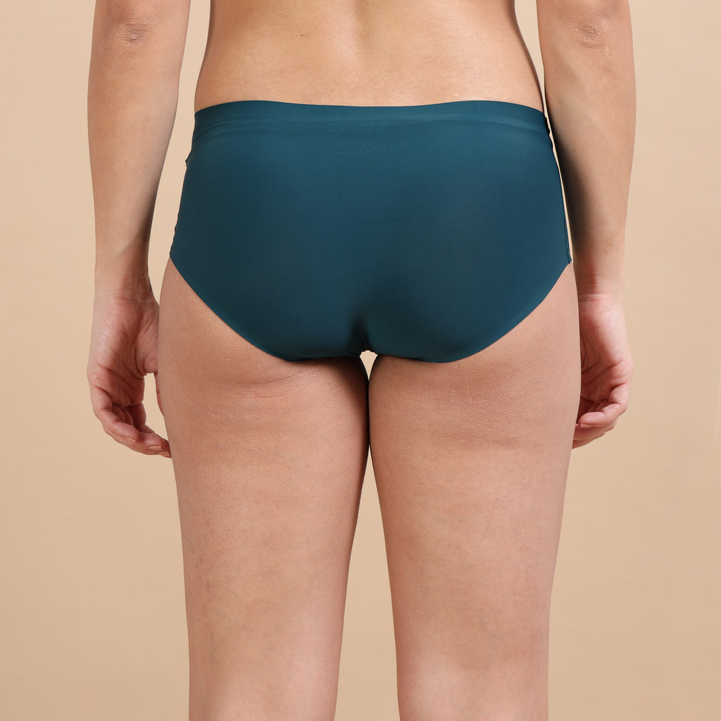 Ecstasy ECP81 Women's Green Seamless Polyamide Hipster Panty