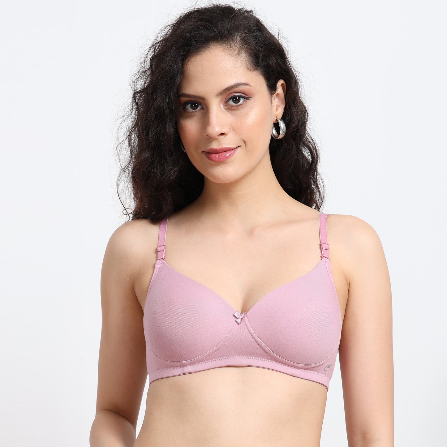 Ecstasy ECB100 Mauve Cotton Padded Bra – Soft Support with Multiway Styling