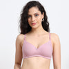 Ecstasy ECB100 Mauve Cotton Padded Bra – Soft Support with Multiway Styling