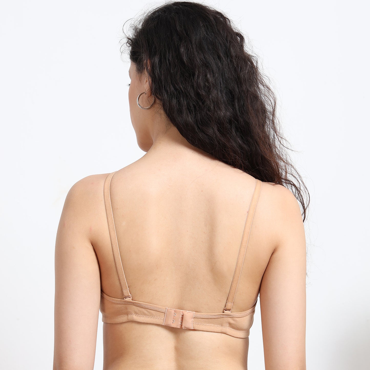 Ecstasy ECB001 Skin Cotton Padded Bra – Everyday Invisible Comfort in Nude Tone