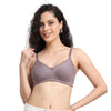 Ecstasy ECB003 Umber Cotton Bra – Side Support & Everyday Natural Comfort