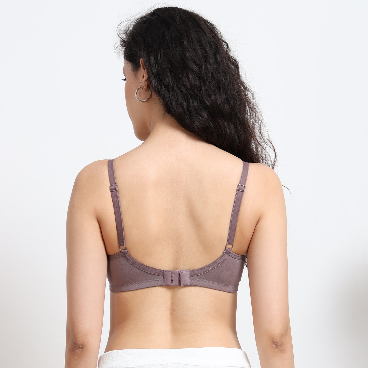 Ecstasy ECB003 Umber Cotton Bra – Side Support & Everyday Natural Comfort