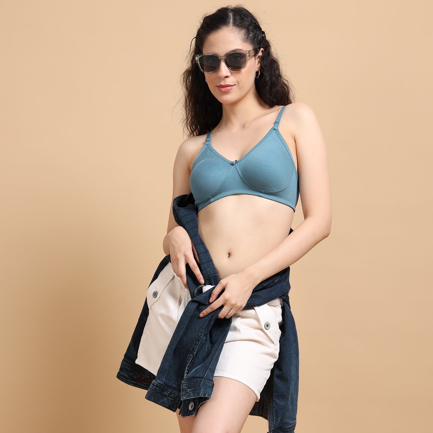 Ecstasy ECB001 ASH Cotton Padded Bra – Everyday Invisible Comfort