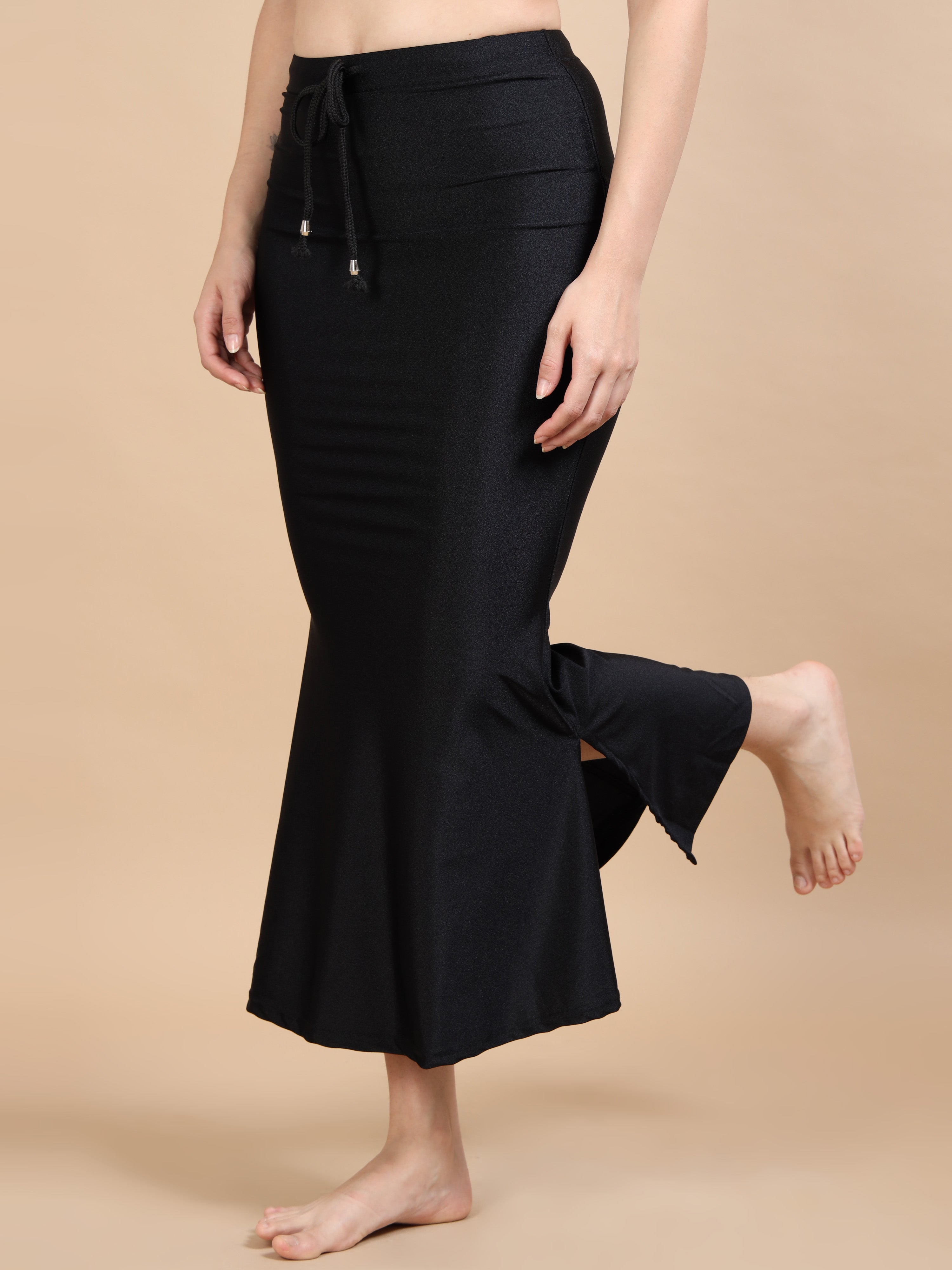 ECSS13-BLACK SHIMMER SAREE SHAPEWEAR