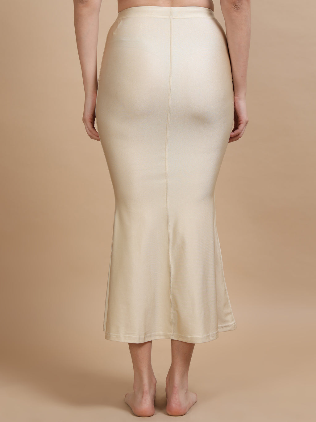 ECSS13-CREAM SHIMMER SAREE SHAPEWEAR