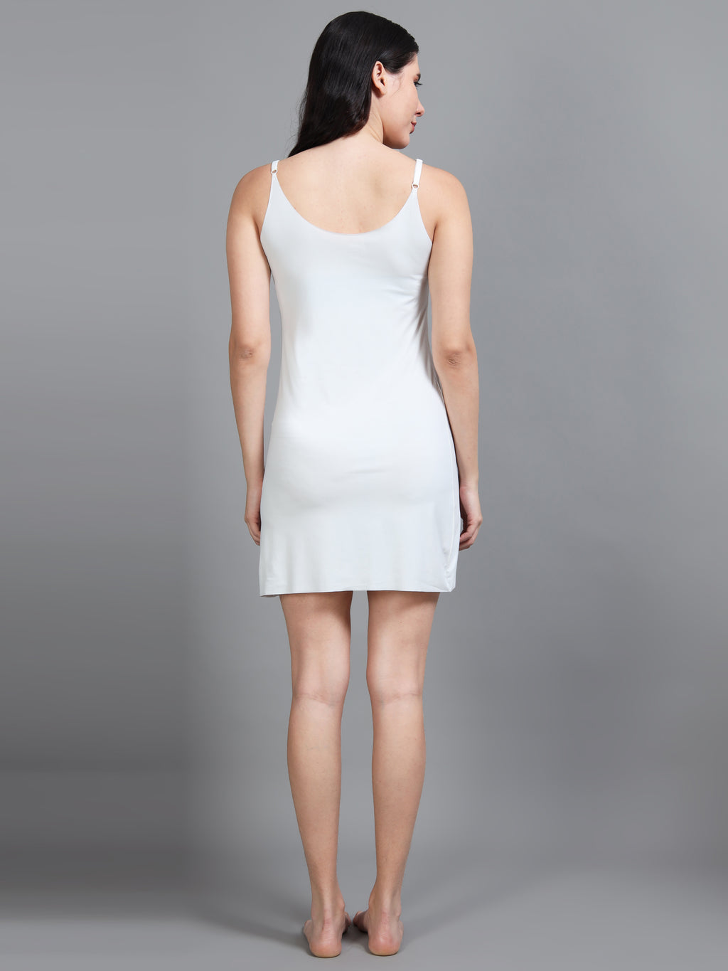 ECE03-White Camisole Dress