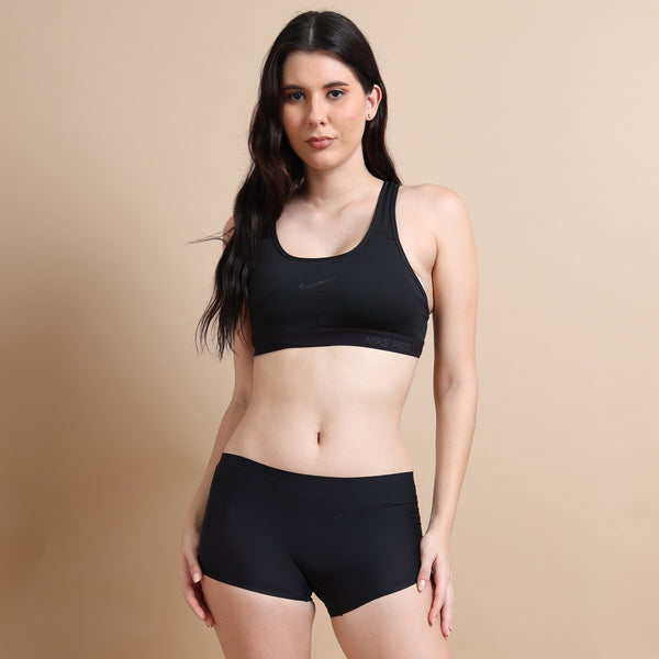 ECP99-Black Seamless boyleg panty