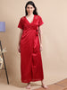 1510G-Wine 2Pc Long Nighty