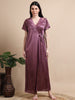 1510I-Purple 2Pc Long Nighty