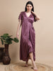 1510I-Purple 2Pc Long Nighty