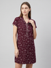 Cotton Top with Pyjama Night Suit - Maroon - 5028B