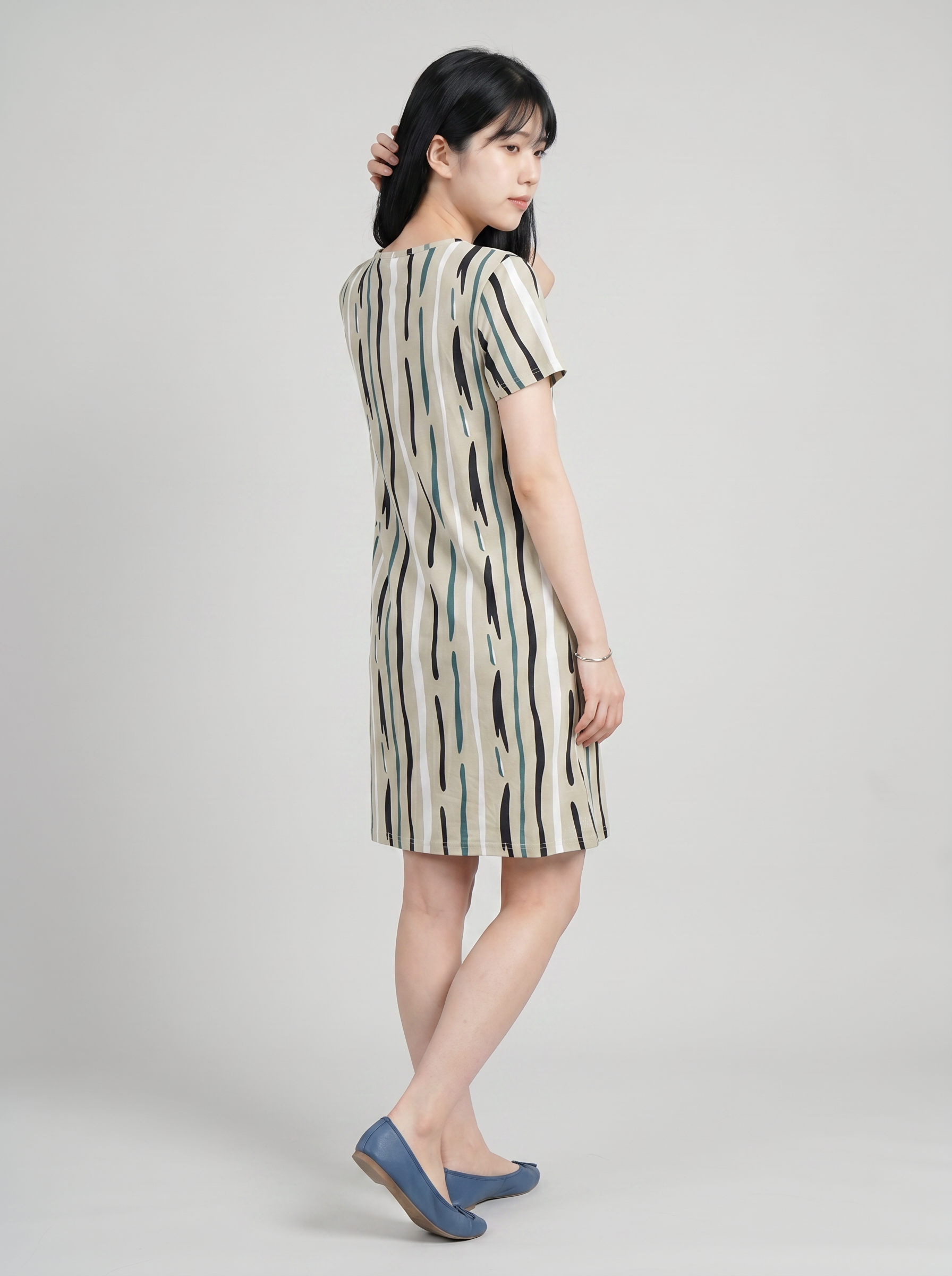 Cotton Top with Pyjama Night Suit - Pistachio Green - 5310A