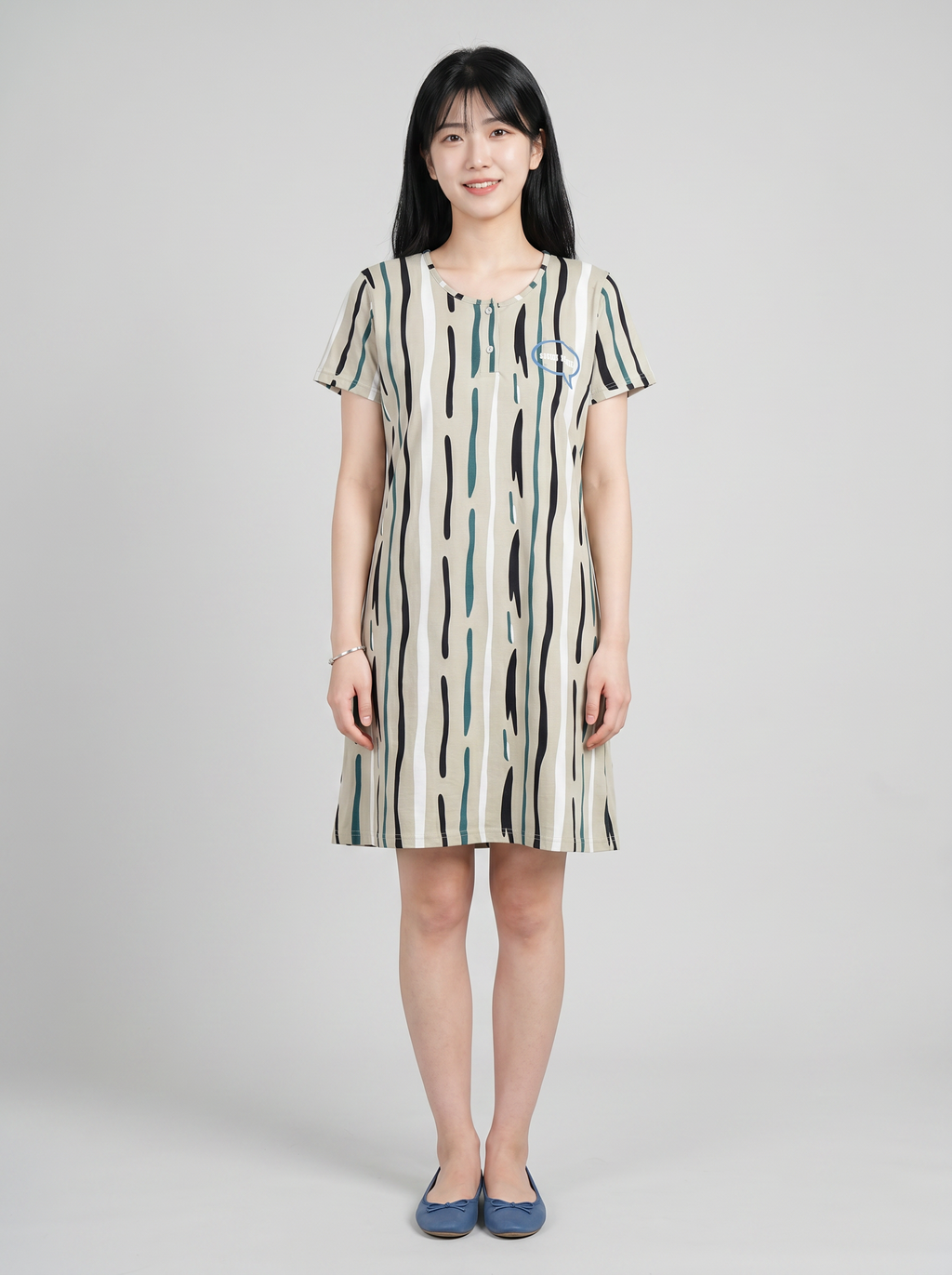 Cotton Top with Pyjama Night Suit - Pistachio Green - 5310A