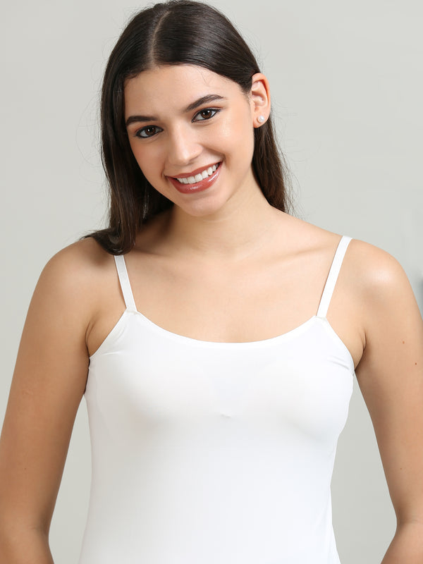 ECE02-Adjustable Camisole - White