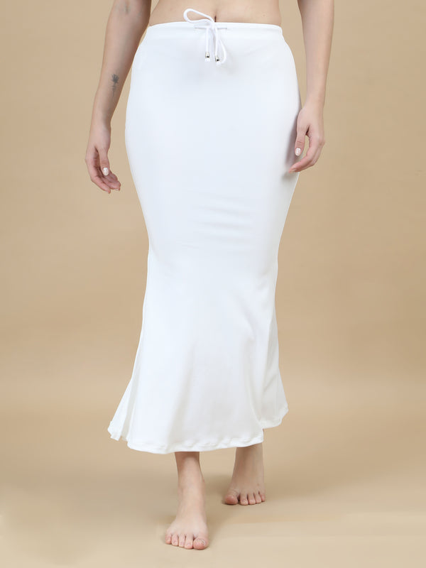 CREAMY WHITE MERMAID SAREE SHAPEWEAR