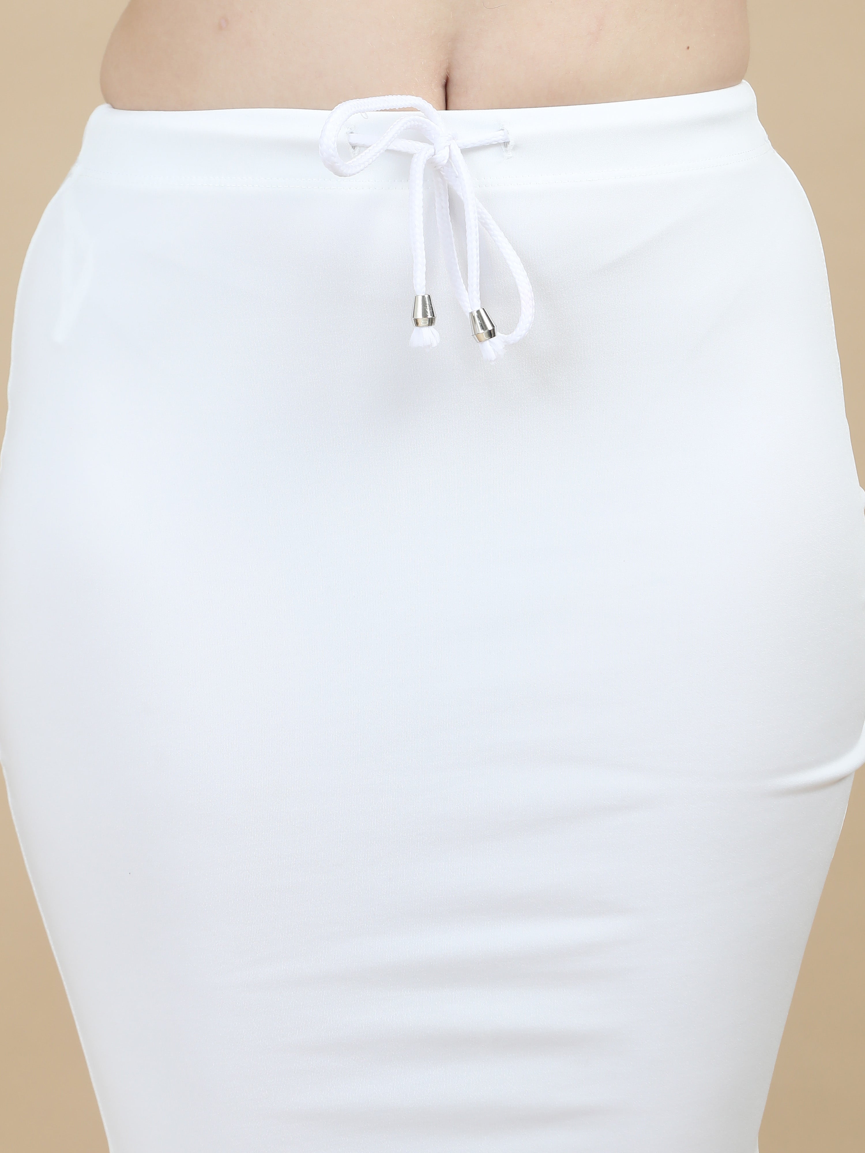 Creamy White Mermaid Saree Shaper Petticoat for Women