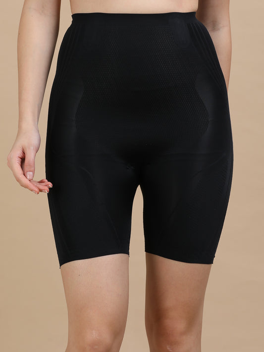 Polyamide Black Body Shapewear ECS601 – High Waist Thigh Slimmer