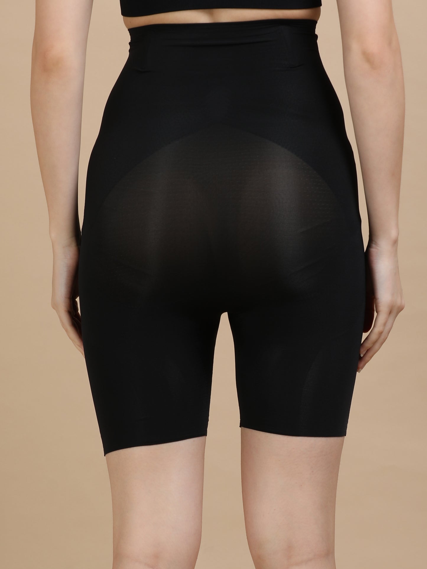 Polyamide Black Body Shapewear ECS021 – High Waist Firm Control Shaper