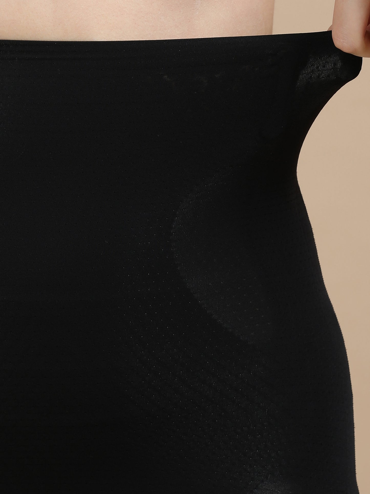 Polyamide Black Body Shapewear ECS021 – High Waist Firm Control Shaper