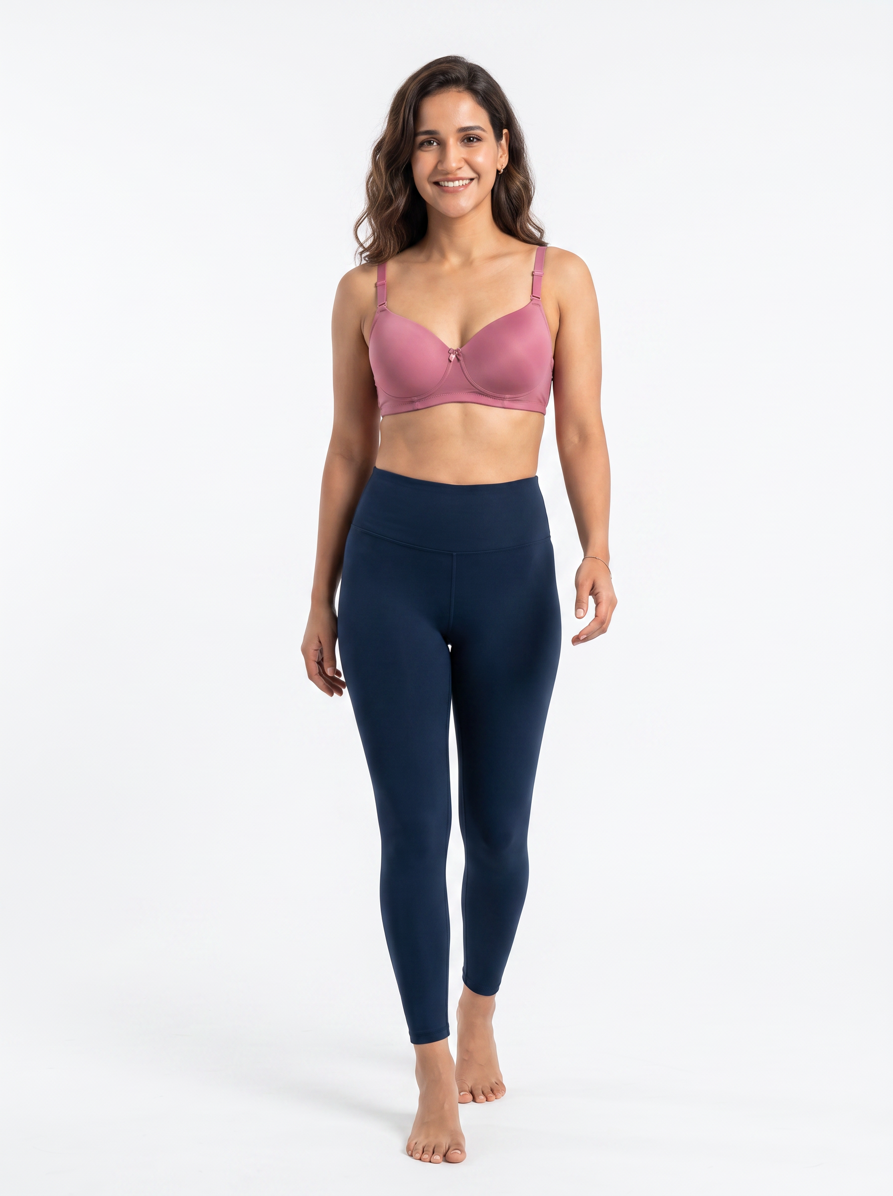 Polyamide Seamless Bra - Rose - ECB102