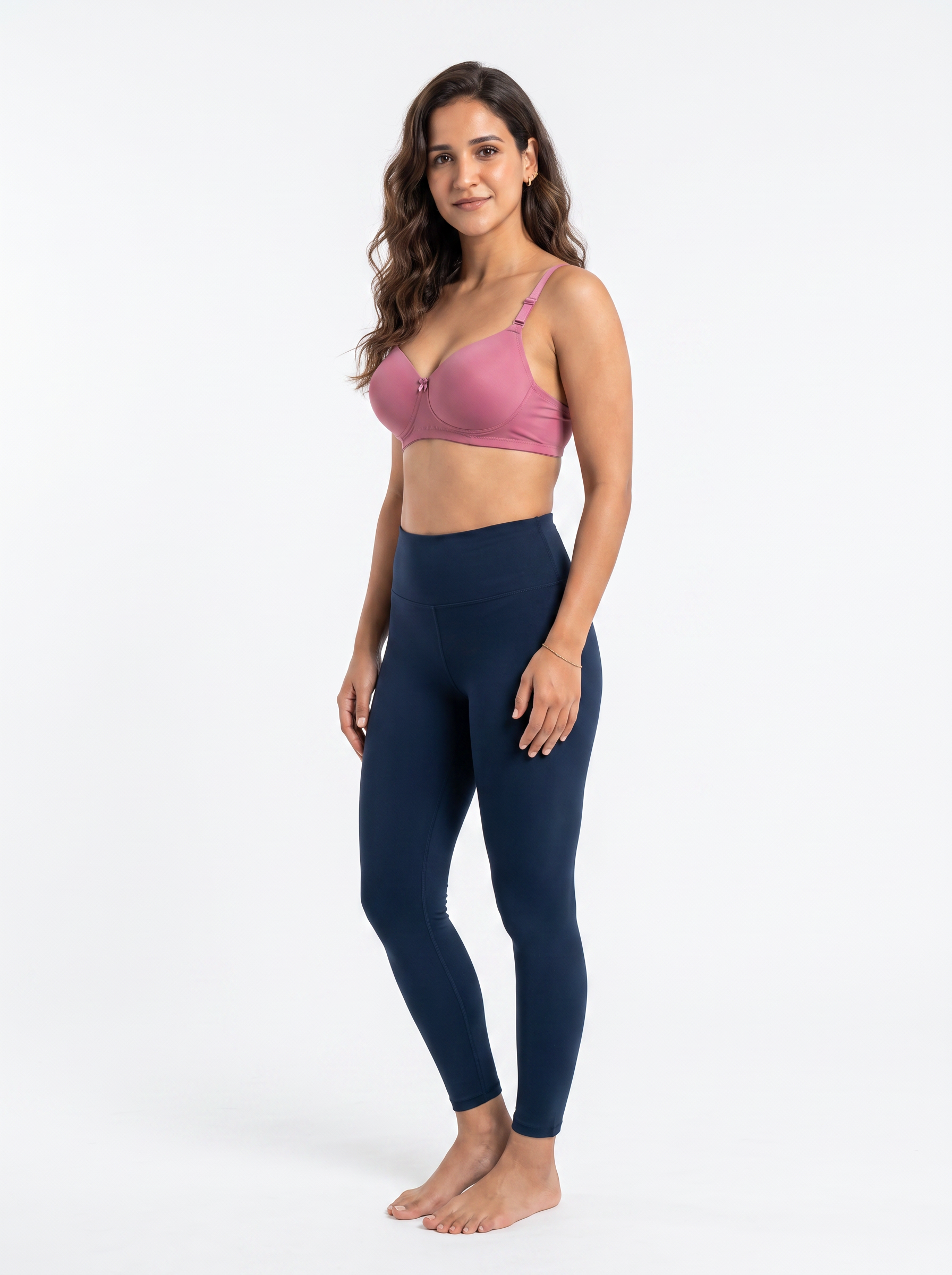 Polyamide Seamless Bra - Rose - ECB102