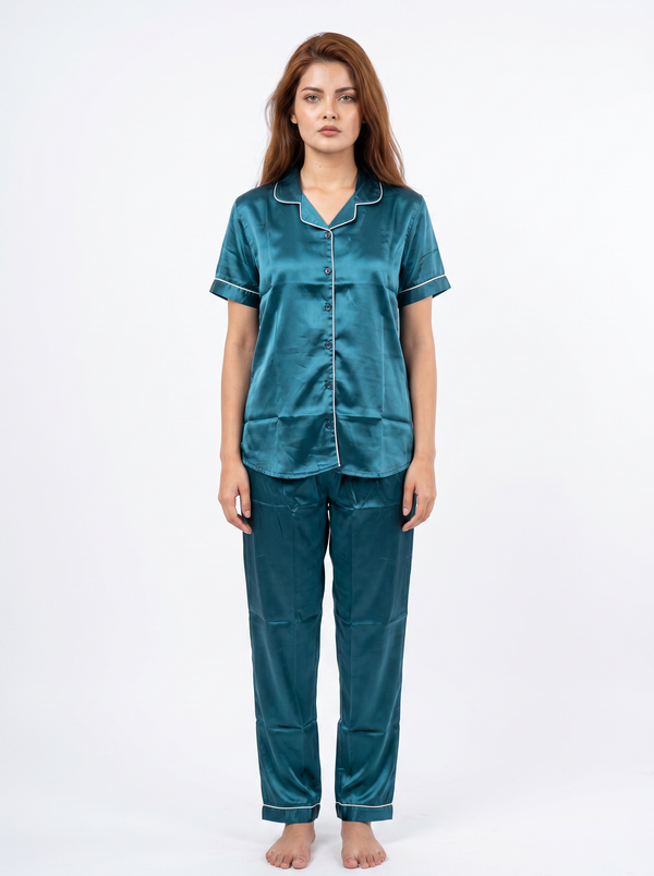 Satin Plain Co-ord Set