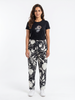 Cotton Top with Pyjama Night Suit - Black - SS3060A